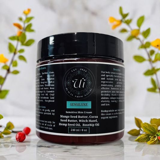 Sensiluxe crema para piel sensible con eczema.
