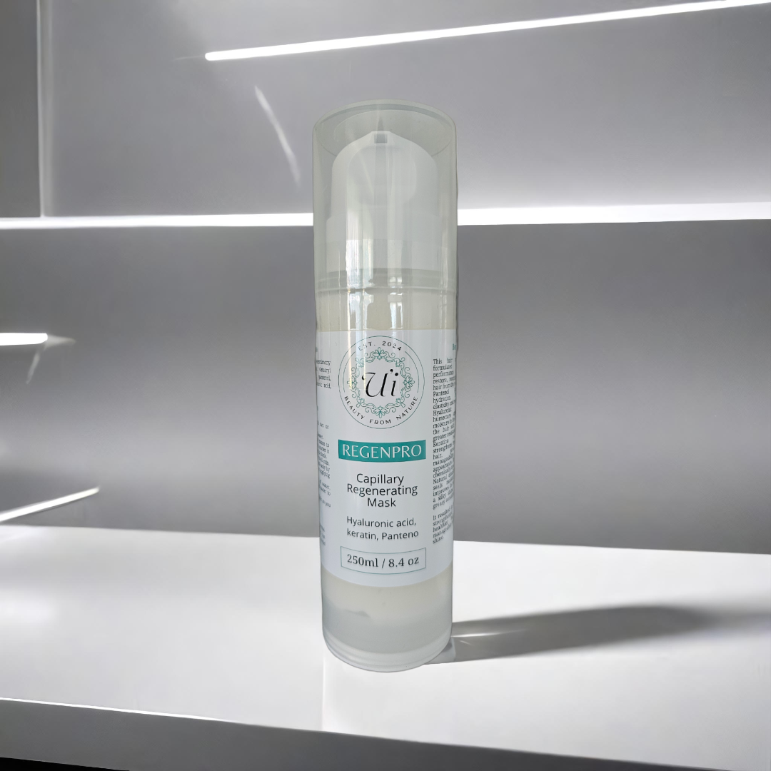 RegenPro | Mascarilla Regeneradora Premium · Ácido Hialurónico + Queratina