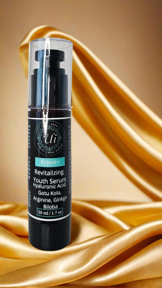 Rejuve+ Serum Facial | Ácido Hialurónico + Ginkgo Biloba + Arginina